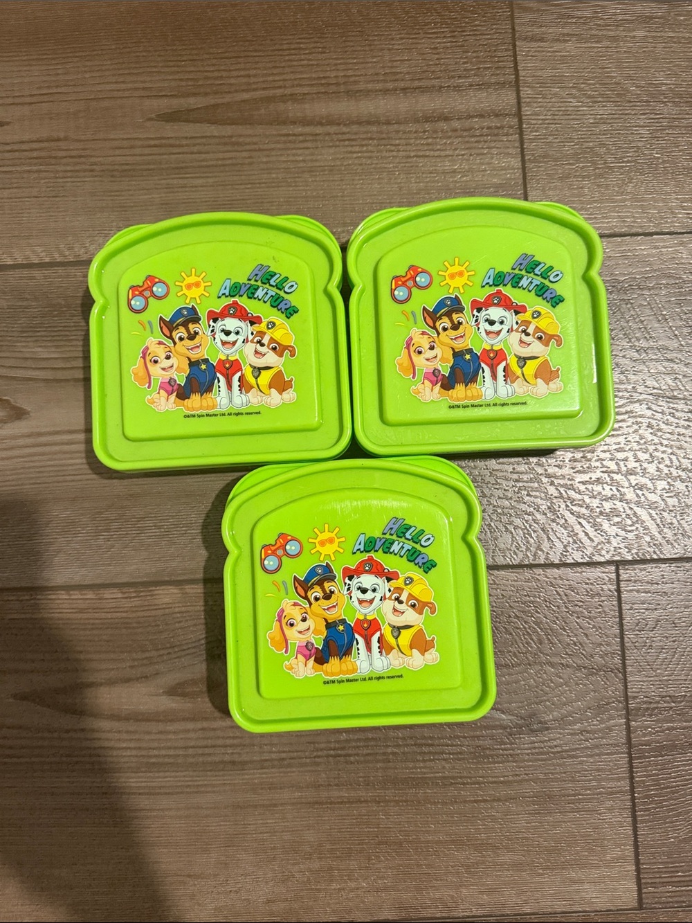 Hello Adventure Green Snack/Storage Containers for Kids